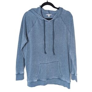 American Eagle Outfitters Blue Faded‎ French Terry Hoodie Size L Athlesuire